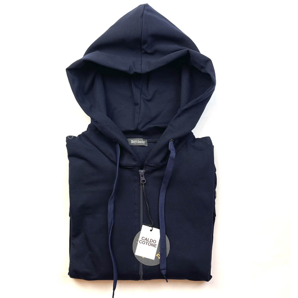 FELPA BASIC CON CAPPUCCIO art. 198