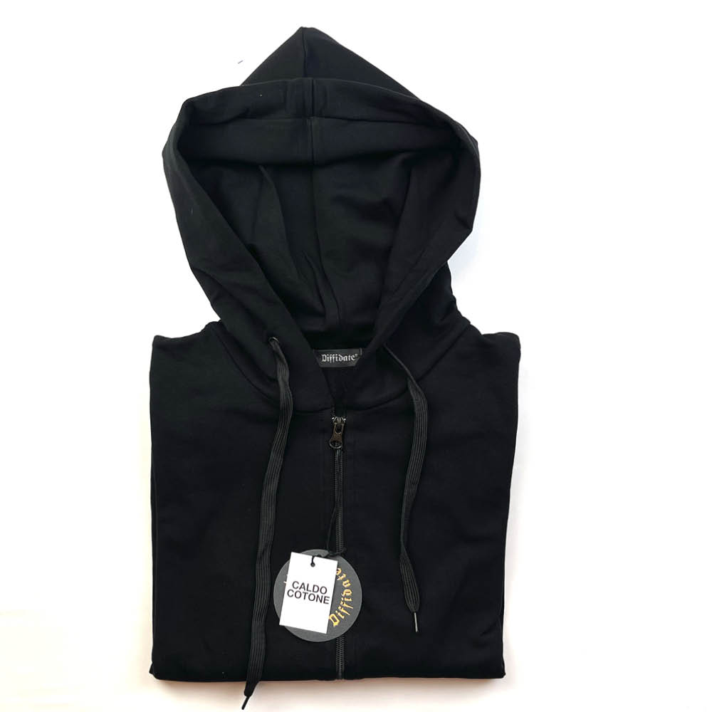 FELPA BASIC CON CAPPUCCIO art. 198