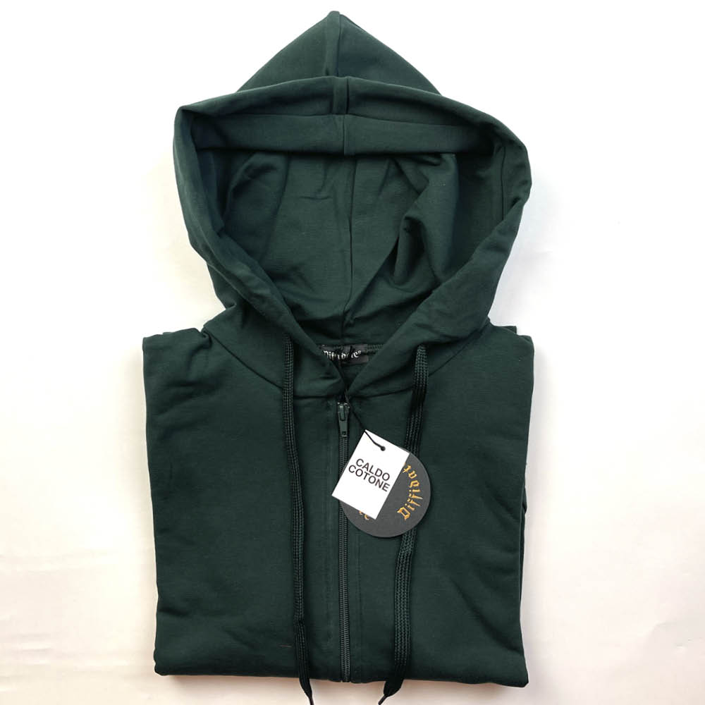 FELPA BASIC CON CAPPUCCIO art. 198