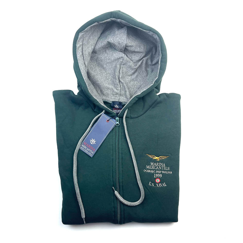 FELPA CON CAPPUCCIO art. MF7/902 MARINA MERCANTILE - WINTER