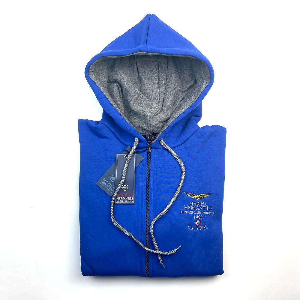 FELPA CON CAPPUCCIO art. MF7/902 MARINA MERCANTILE - WINTER