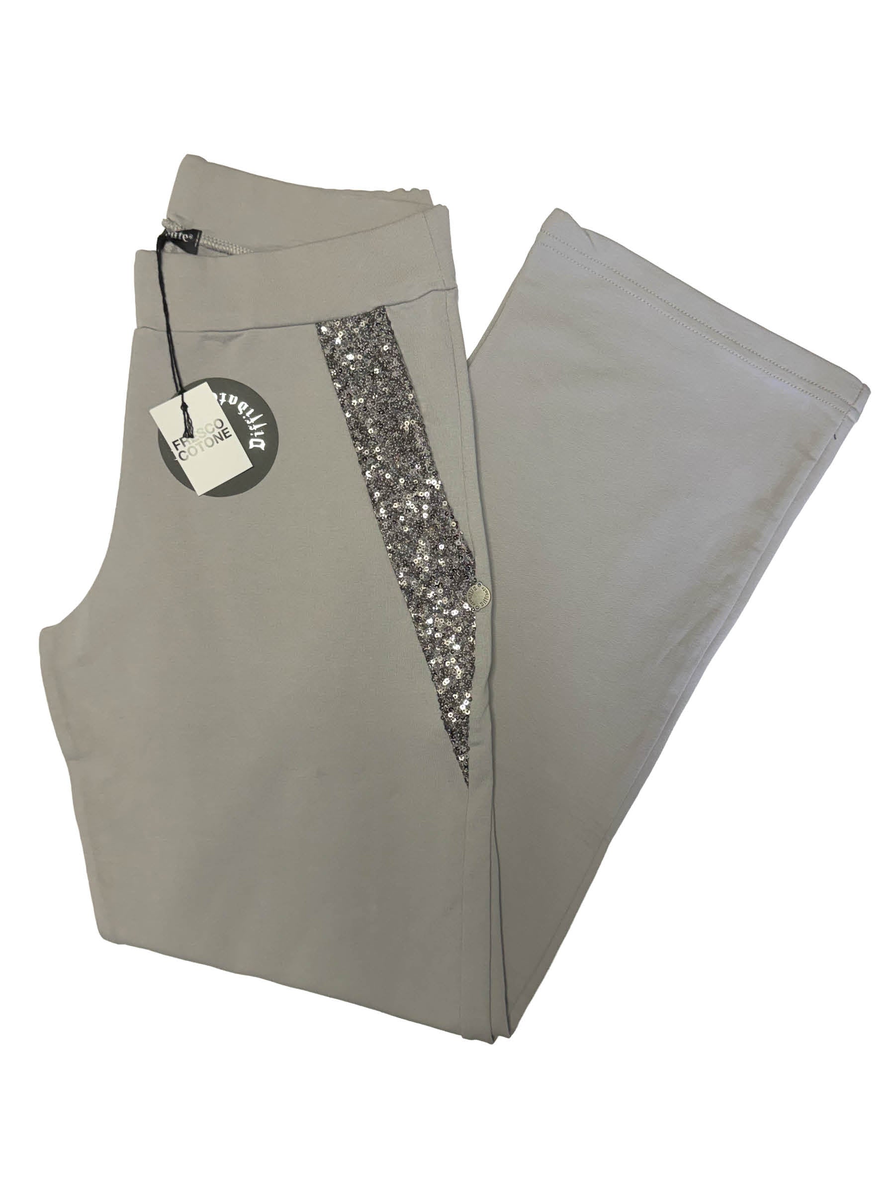 PANTALONE PALAZZO DIFFIDATE PAILETTES art. 016