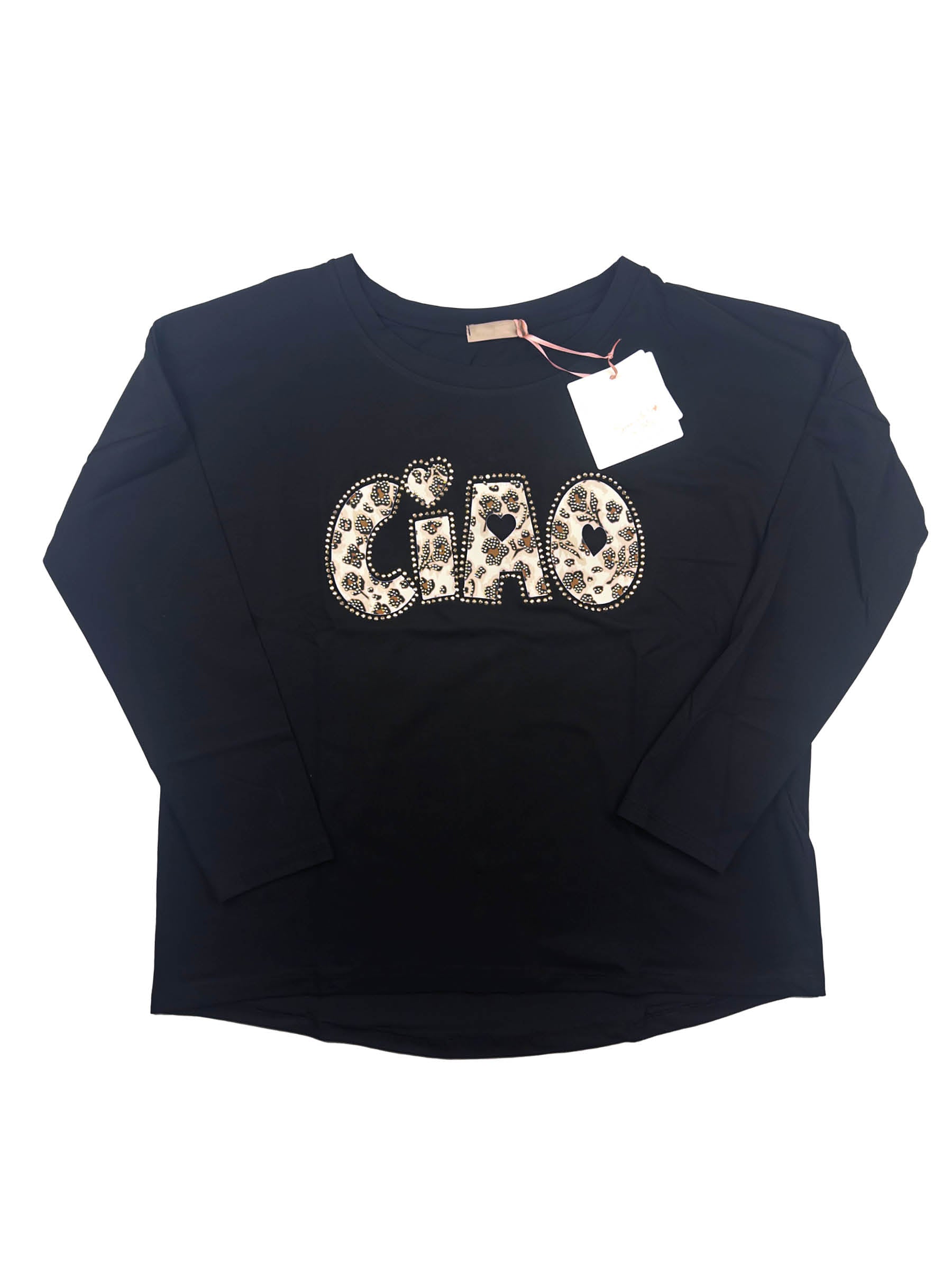 T-SHIRT MANICA LUNGA "Ciao"
