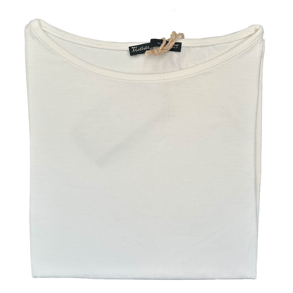 T-SHIRT SCOLLO BARCA VISCOSA