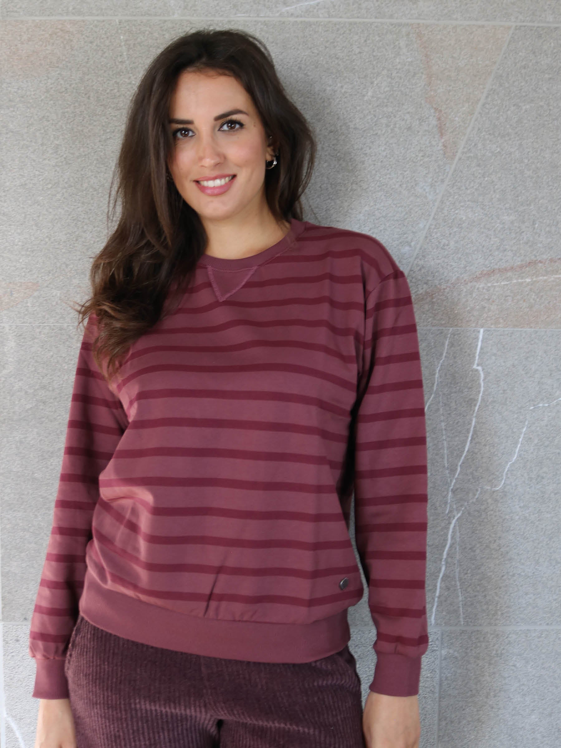 FELPA GIROCOLLO A RIGHE art.101/R WINTER