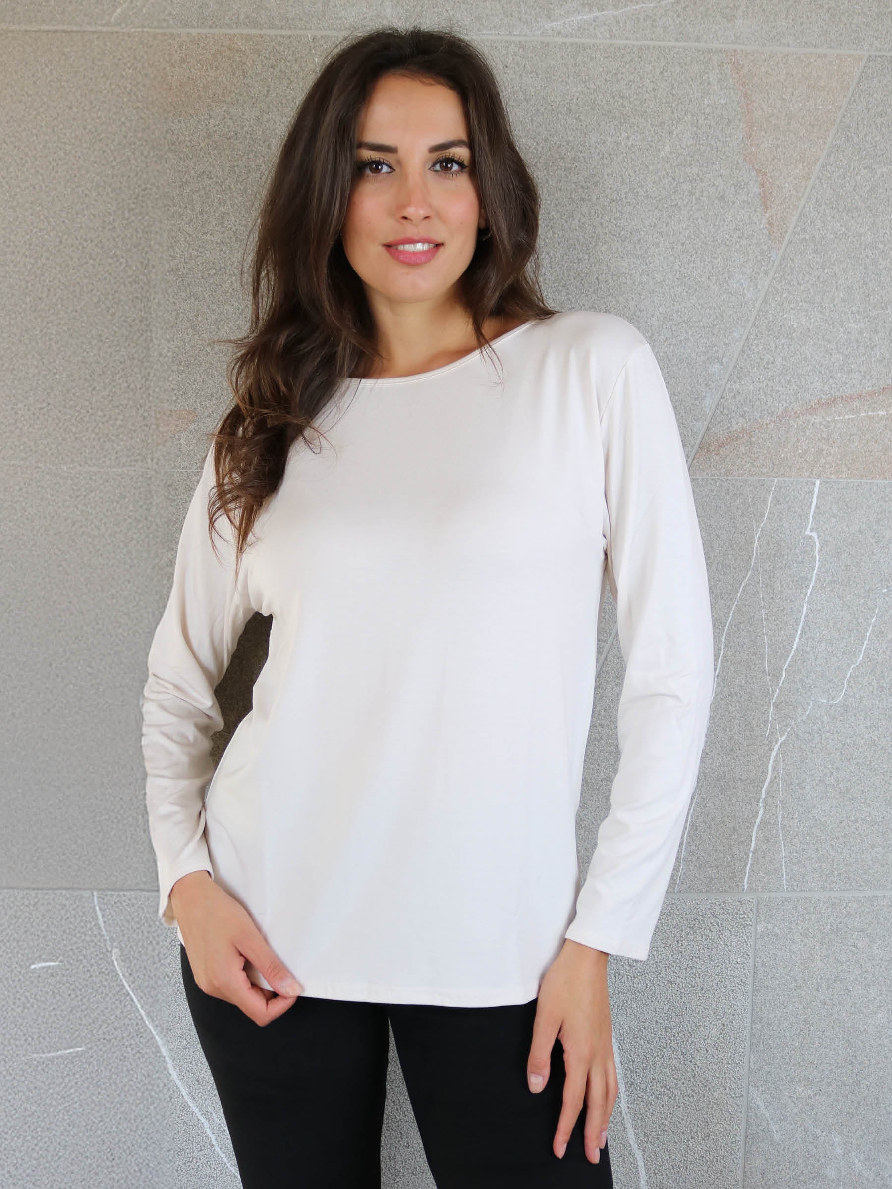 T-SHIRT SCOLLO BARCA VISCOSA OVER