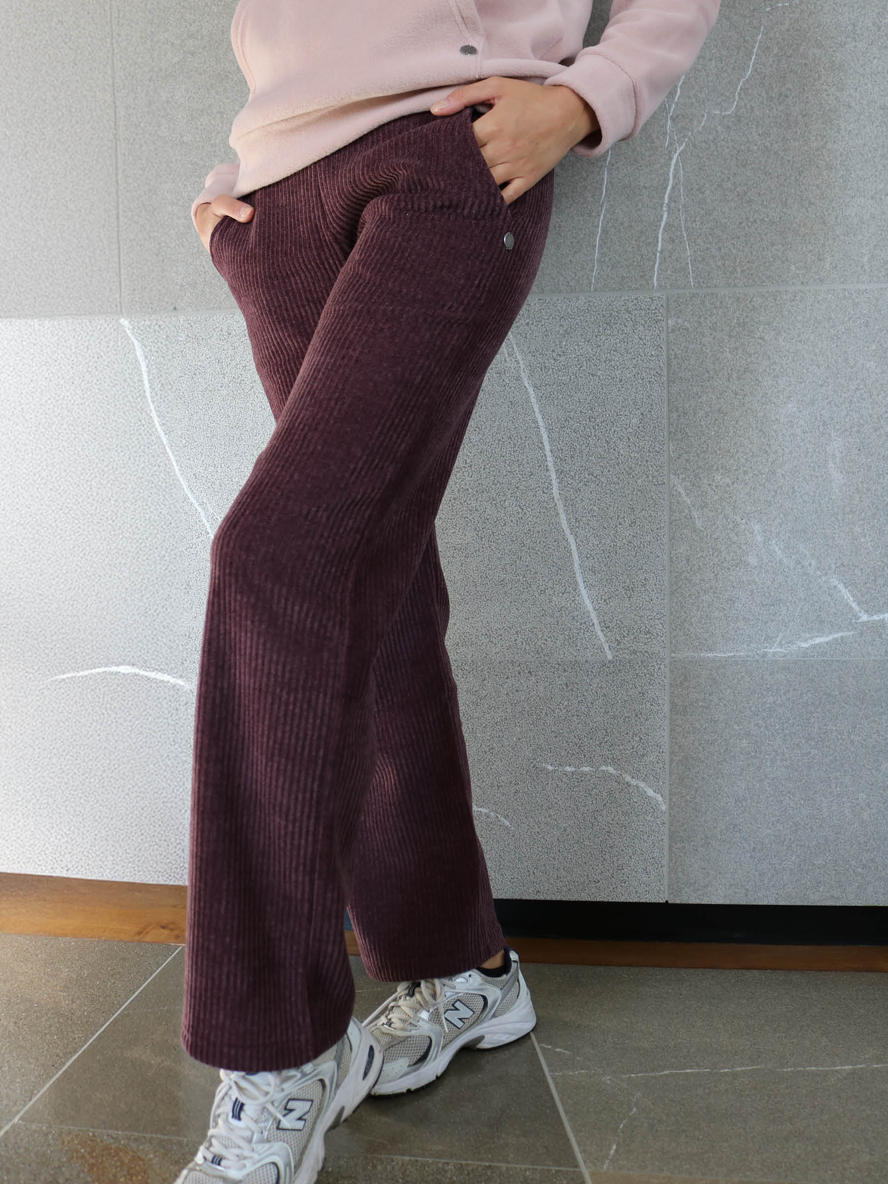 PANTALONE PALAZZO DIFFIDATE IN VELLUTO art. 187