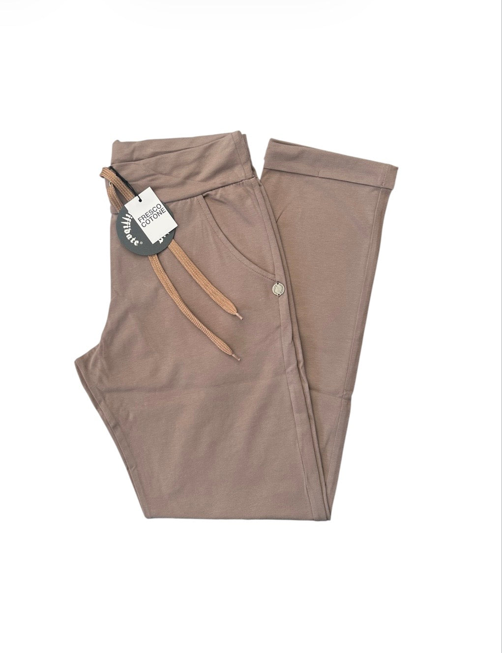 PANTALONE BIELASTICO CON RISVOLTINO art.273