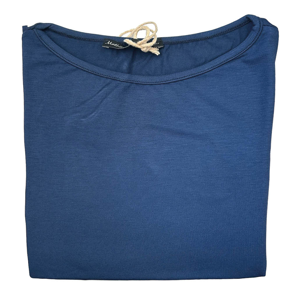T-SHIRT SCOLLO BARCA VISCOSA