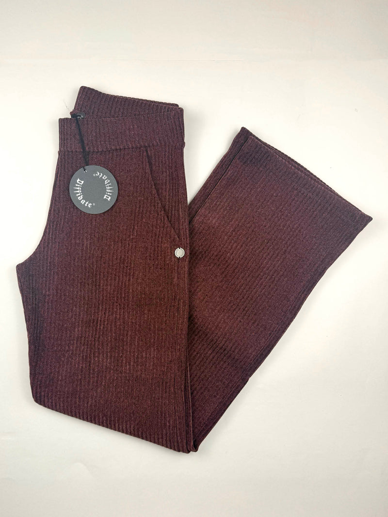 PANTALONE PALAZZO DIFFIDATE IN VELLUTO art. 187