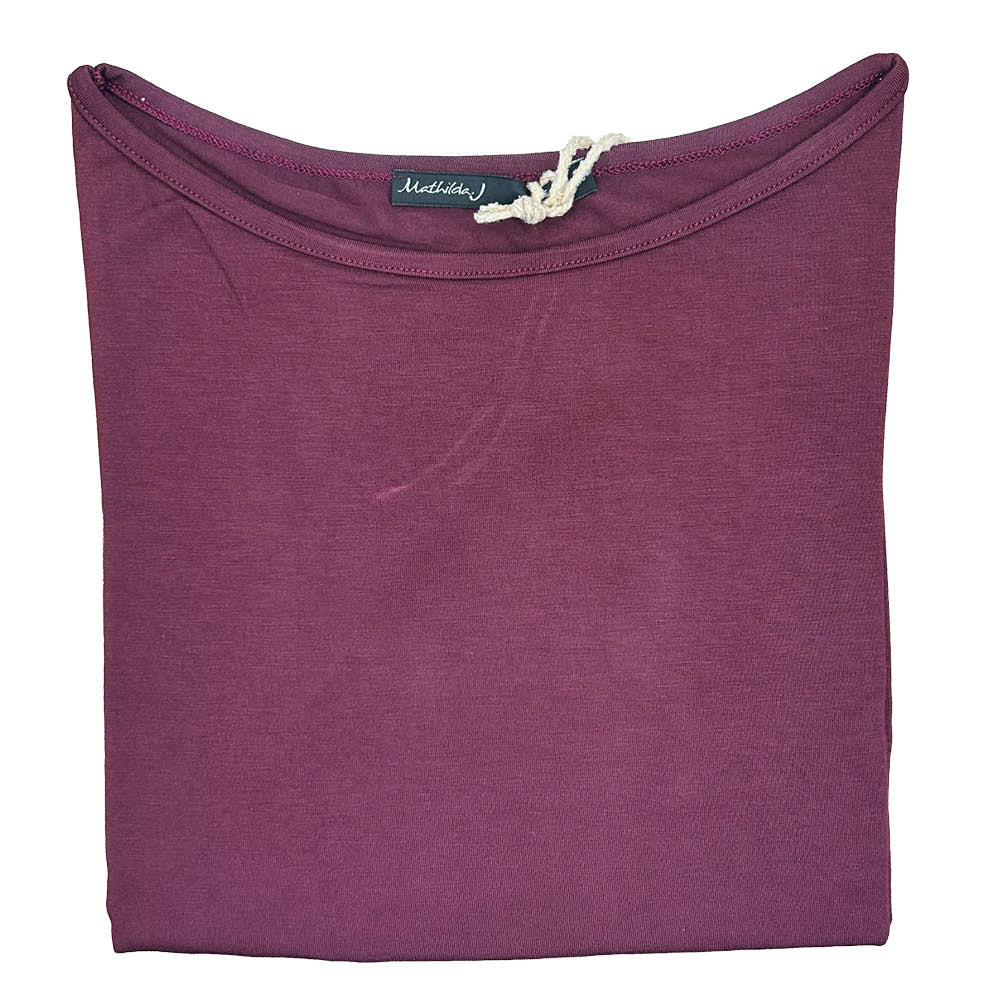 T-SHIRT SCOLLO BARCA VISCOSA OVER