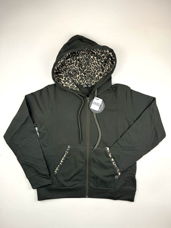 FELPA DIFFIDATE CON CAPPUCCIO MACULATO art. 146