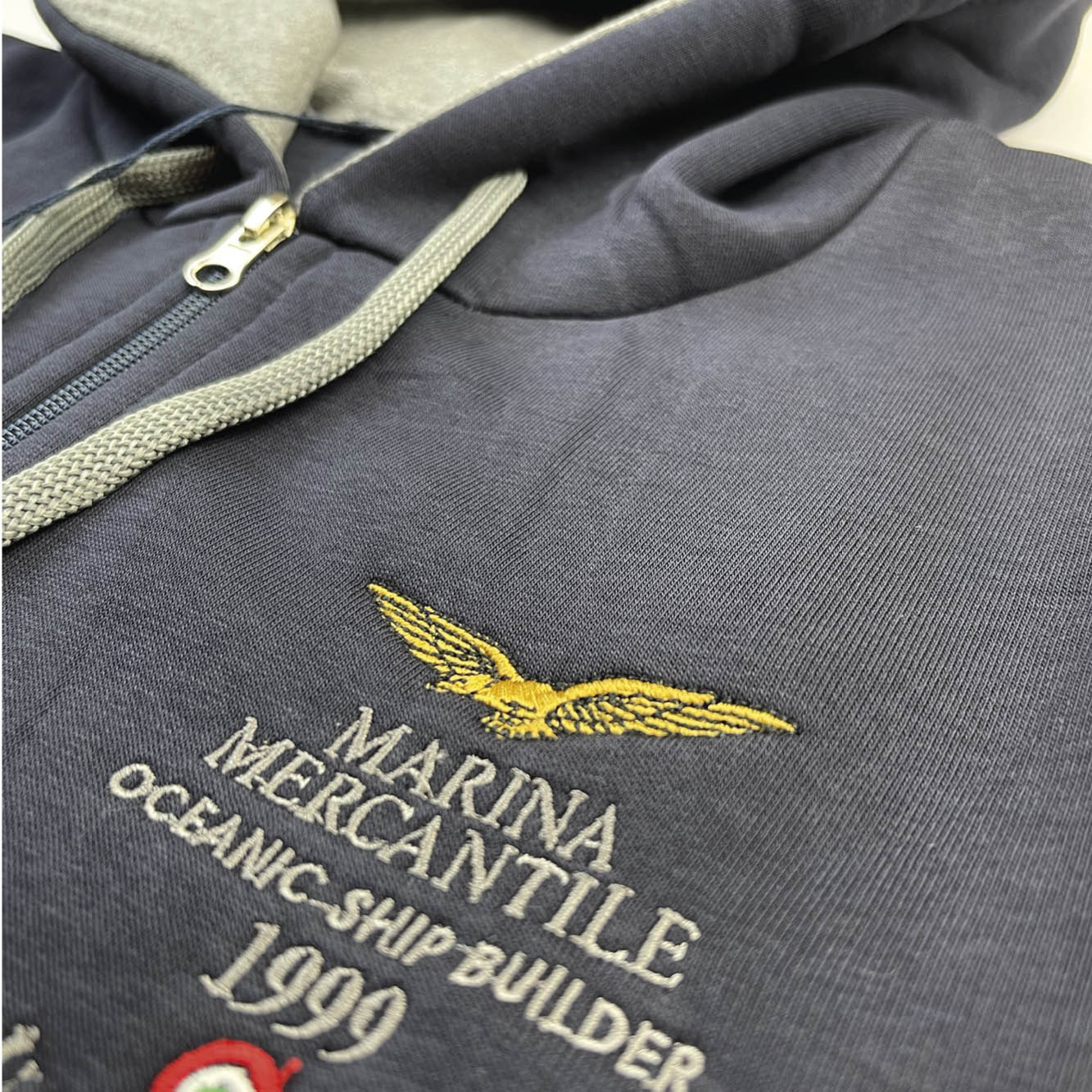 FELPA CON CAPPUCCIO art. MF7/902 MARINA MERCANTILE - WINTER