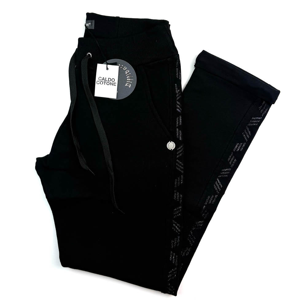PANTALONE DIFFIDATE BANDA GLITTER art.175/G1