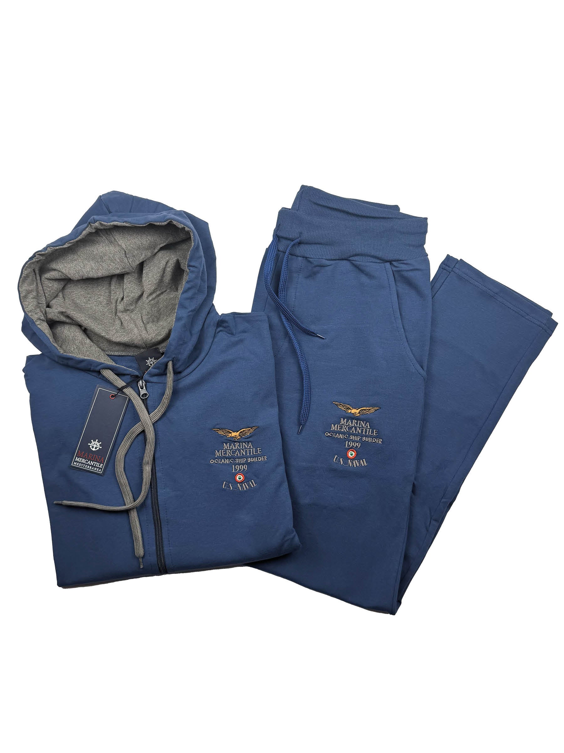 COMPLETO CON CAPPUCCIO art. MF7/902 MARINA MERCANTILE