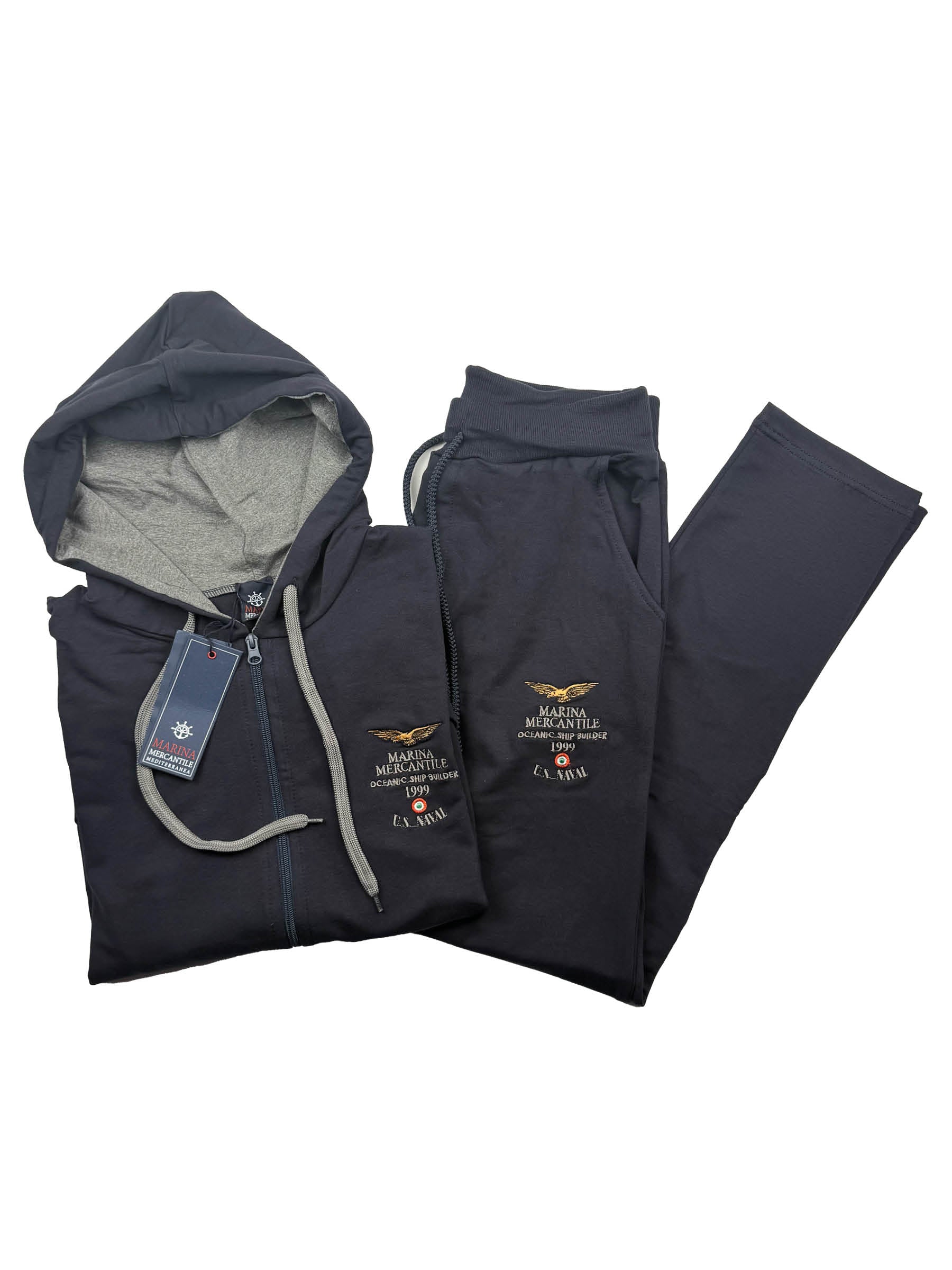 COMPLETO CON CAPPUCCIO art. MF7/902 MARINA MERCANTILE