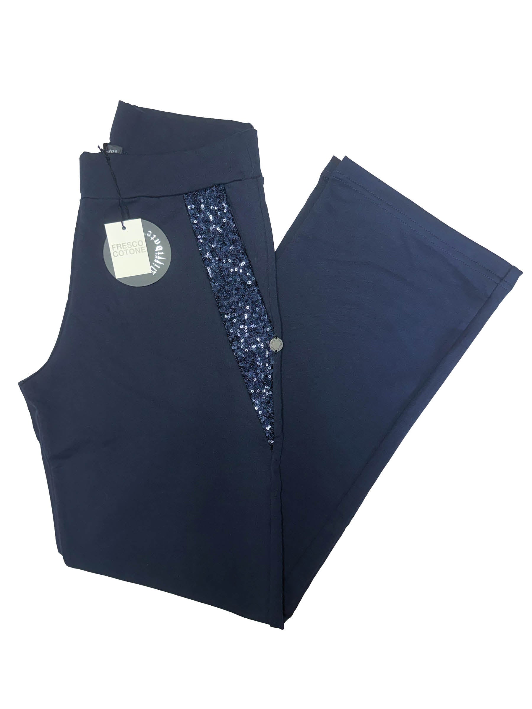 PANTALONE PALAZZO DIFFIDATE PAILETTES art. 016