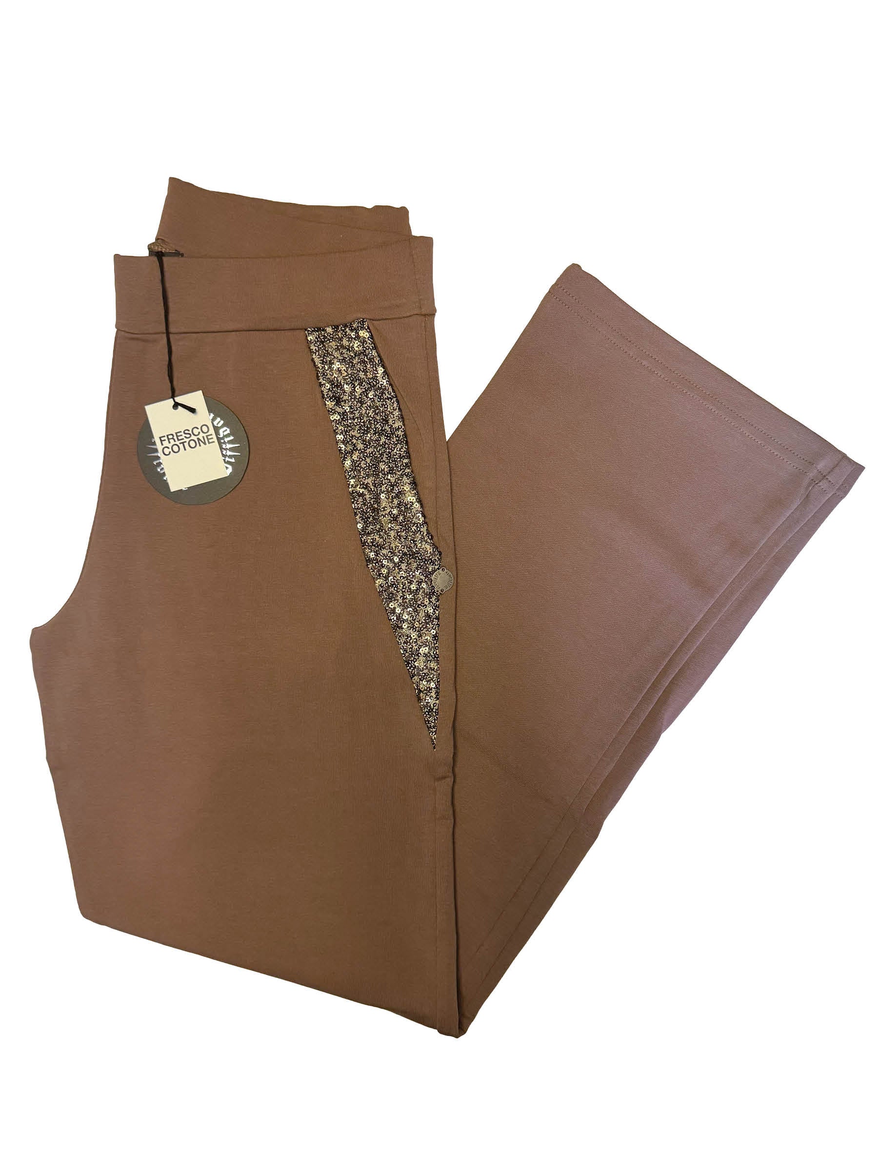 PANTALONE PALAZZO DIFFIDATE PAILETTES art. 016