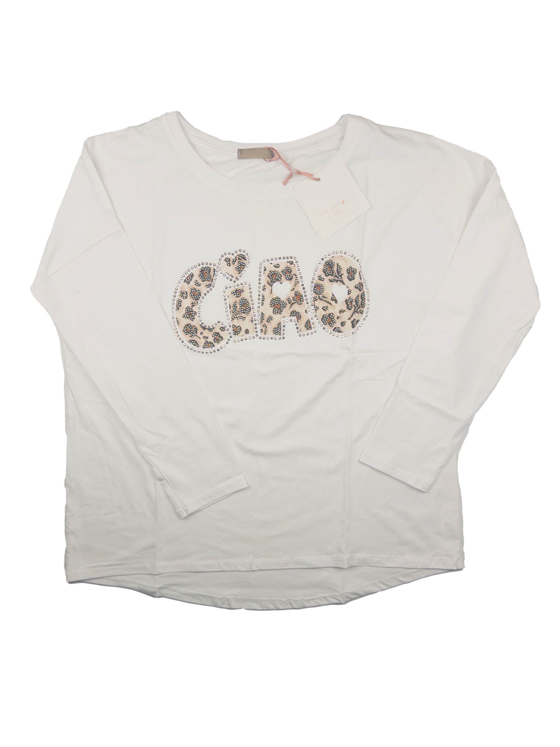T-SHIRT MANICA LUNGA "Ciao"