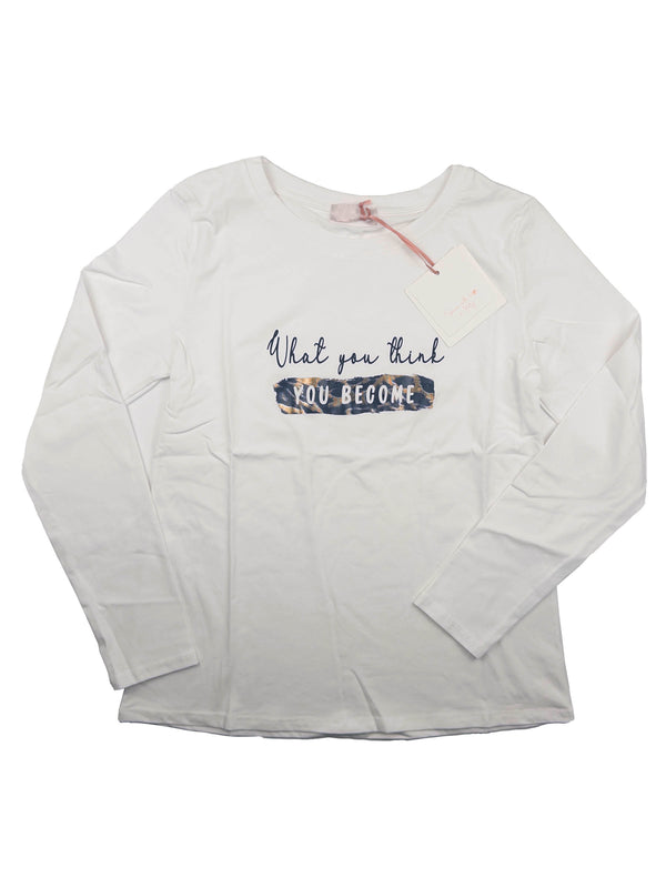 T-SHIRT MANICA LUNGA  STAMPA "YOU BECOME"