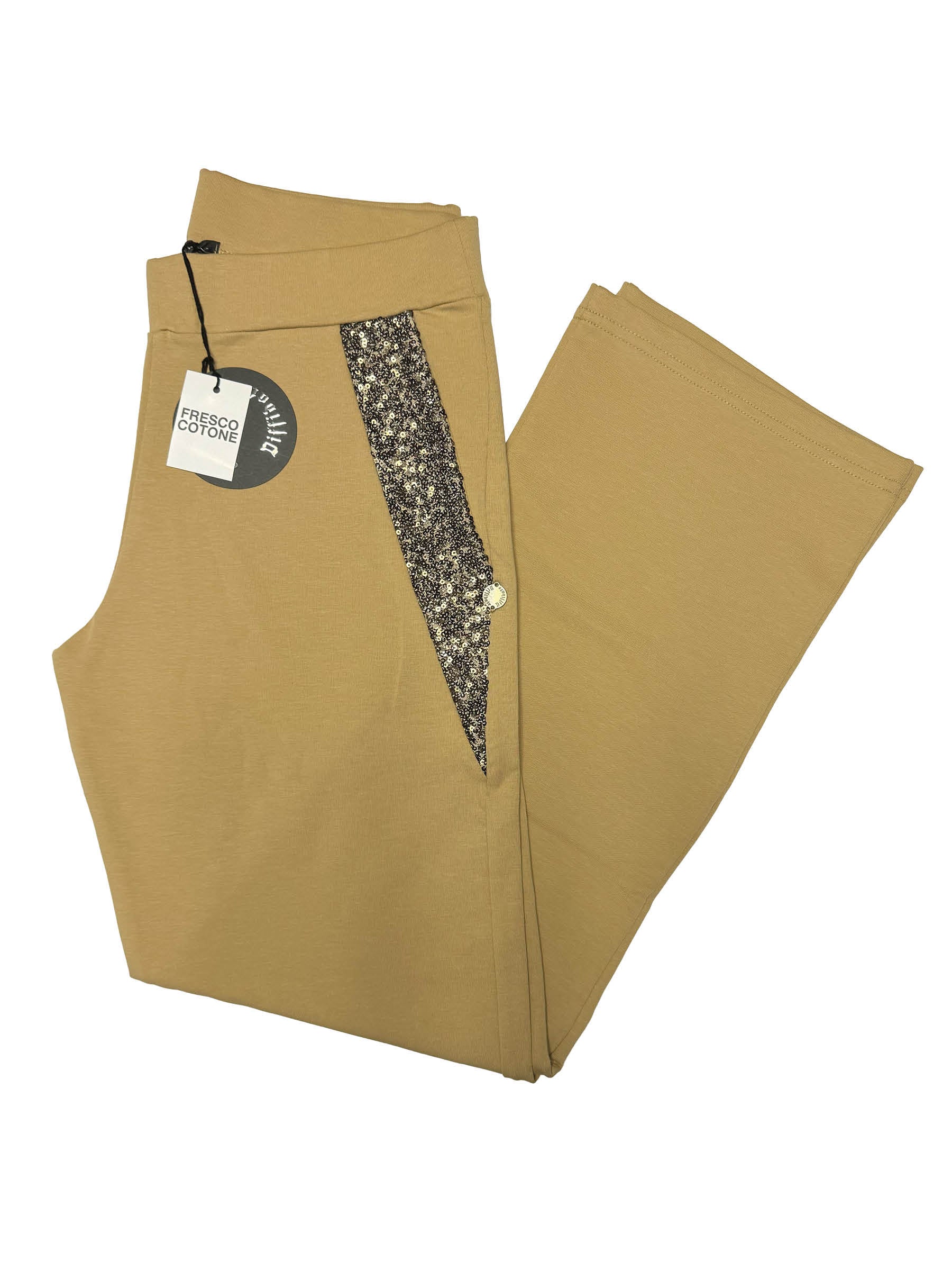 PANTALONE PALAZZO DIFFIDATE PAILETTES art. 016