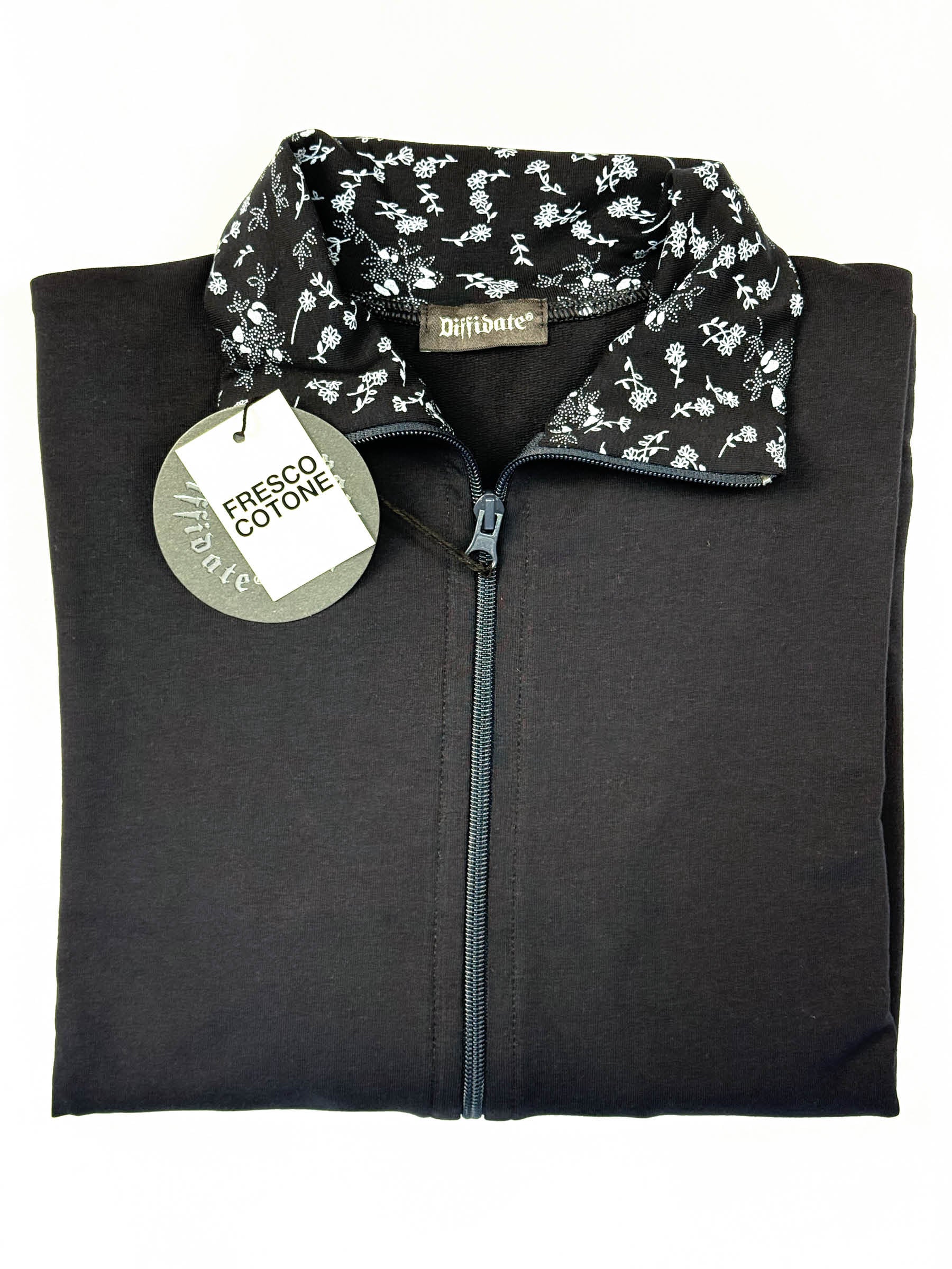 FELPA CON COLLO A FIORI art.613/27
