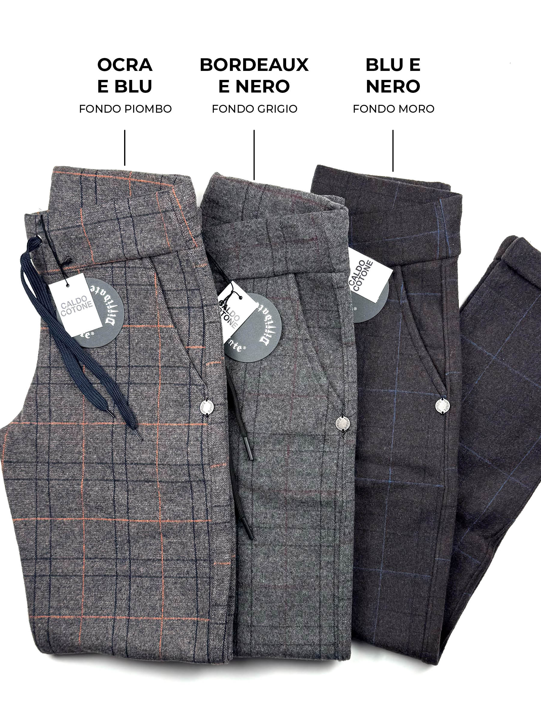 PANTALONE DIFFIDATE INTARSIO art. 859/4