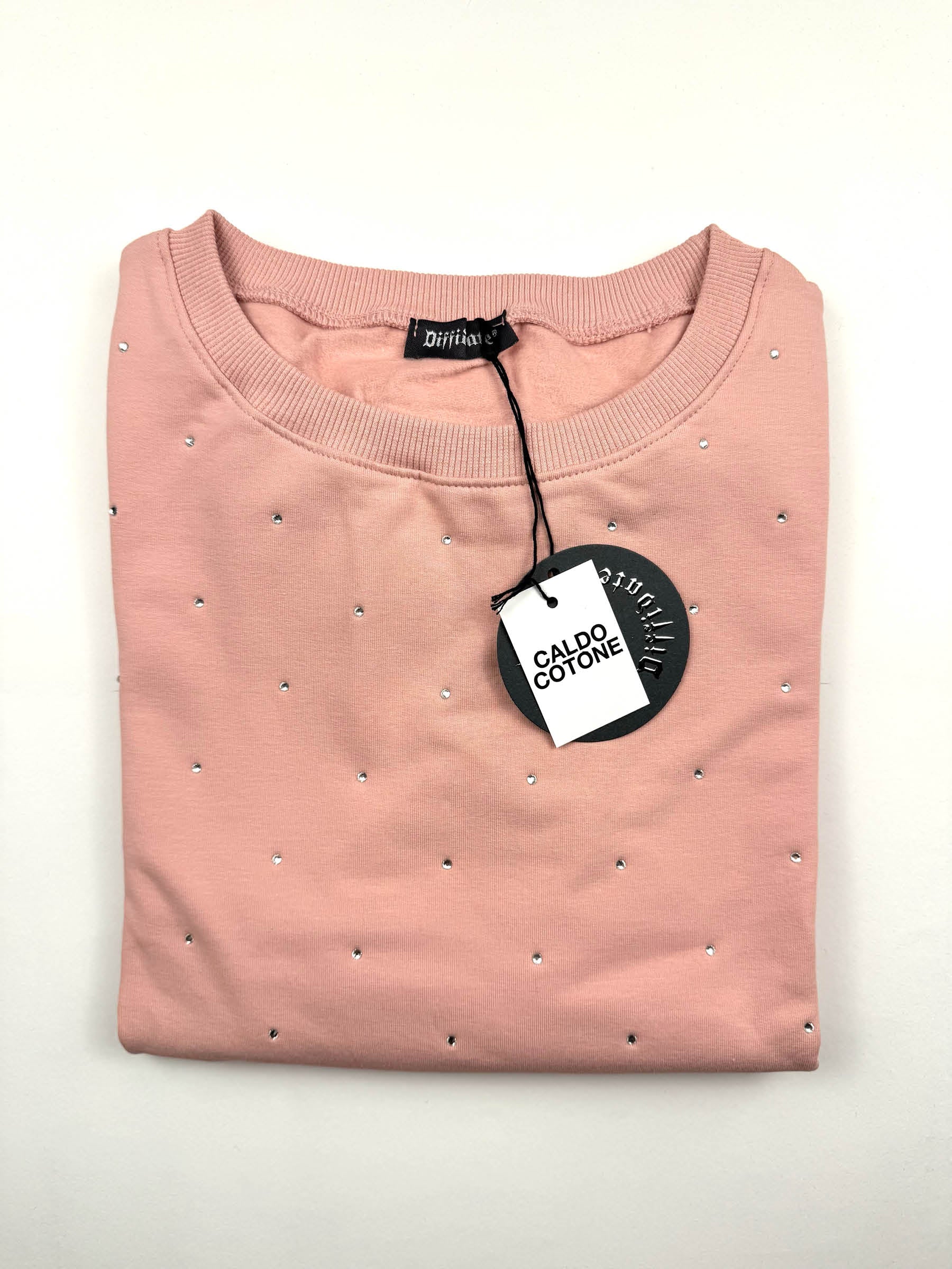 FELPA GIROCOLLO CON BRILLANTINI art.161 WINTER