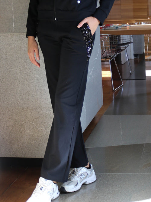 PANTALONE PALAZZO DIFFIDATE PAILETTES art. 116